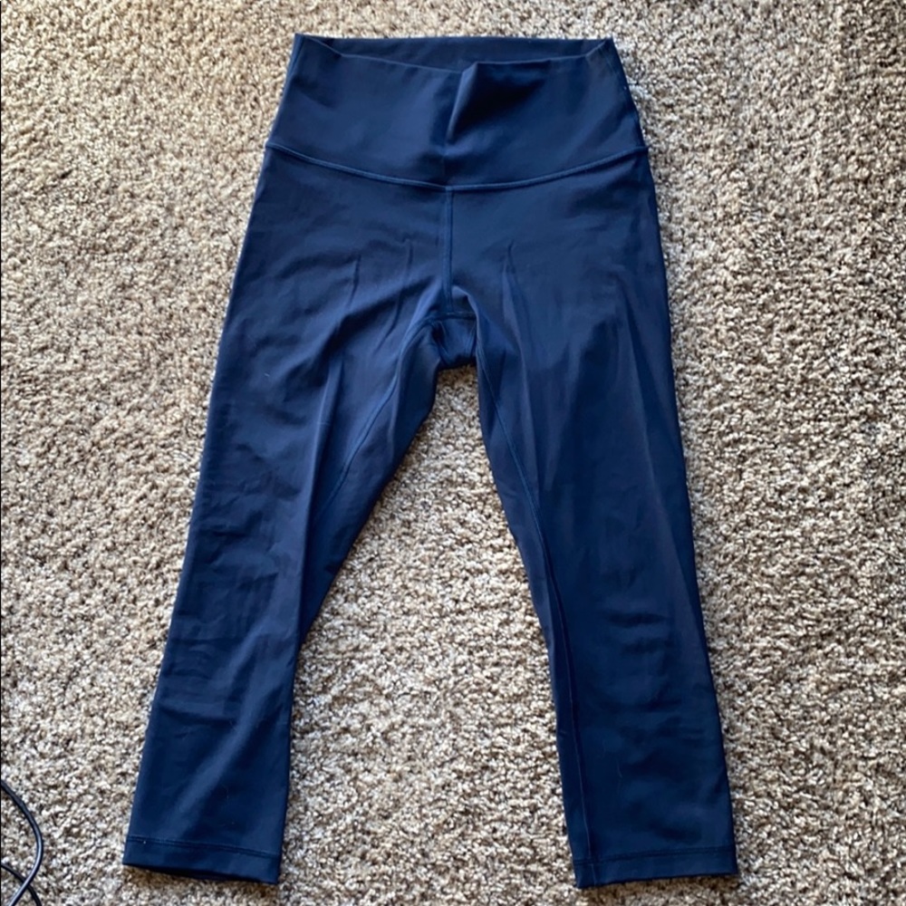 Lululemon Wunder Under HR Leggings 21” True Navy 6